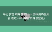 平行宇宙 蜘蛛侠 四十大蜘蛛侠终极排名 看过 (平行宇宙蜘蛛侠壁纸)
