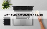 天然气发动机,天然气发动机失火怎么回事