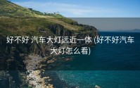 好不好 汽车大灯远近一体 (好不好汽车大灯怎么看)