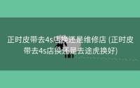 正时皮带去4s店换还是维修店 (正时皮带去4s店换还是去途虎换好)
