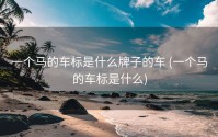 一个马的车标是什么牌子的车 (一个马的车标是什么)