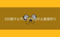 520是什么节日 (520是什么星座的?)