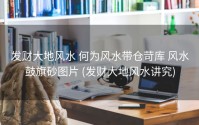 发财大地风水 何为风水带仓苛库 风水鼓旗砂图片 (发财大地风水讲究)