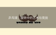 乒乓球：旋转中的艺术与竞技