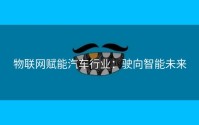 物联网赋能汽车行业：驶向智能未来