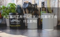 火花塞坏了有什么症状 (火花塞坏了有什么影响)