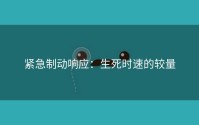 紧急制动响应：生死时速的较量