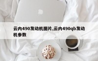 云内490发动机图片,云内490qb发动机参数