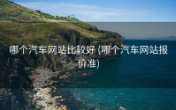 哪个汽车网站比较好 (哪个汽车网站报价准)