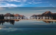 规模效应定义 (规模效应定义是什么)