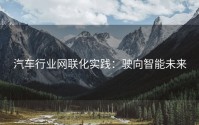 汽车行业网联化实践：驶向智能未来