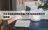 汽车发动机故障标志图,汽车发动机故障符号图解图