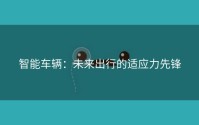 智能车辆：未来出行的适应力先锋