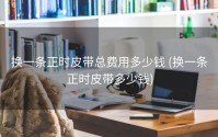换一条正时皮带总费用多少钱 (换一条正时皮带多少钱)