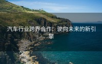 汽车行业跨界合作：驶向未来的新引擎