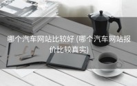 哪个汽车网站比较好 (哪个汽车网站报价比较真实)