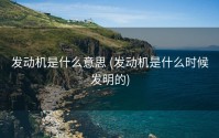 发动机是什么意思 (发动机是什么时候发明的)