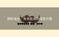 燃料电池：未来能源的绿色引擎