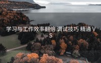 学习与工作效率翻倍 调试技巧 精通 VS