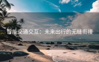 智能交通交互：未来出行的无缝衔接