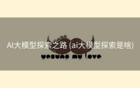AI大模型探索之路 (ai大模型探索是啥)