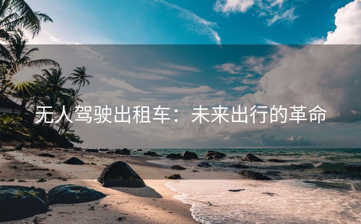 无人驾驶出租车：未来出行的革命