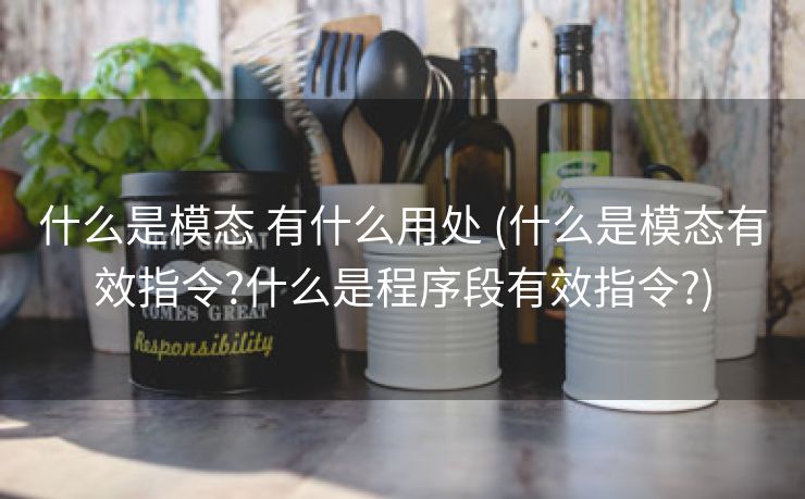 什么是模态 有什么用处 (什么是模态有效指令?什么是程序段有效指令?)