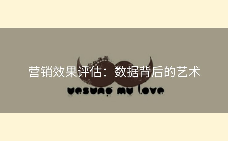 营销效果评估：数据背后的艺术