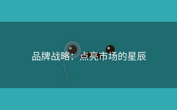 品牌战略：点亮市场的星辰