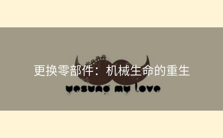 更换零部件：机械生命的重生