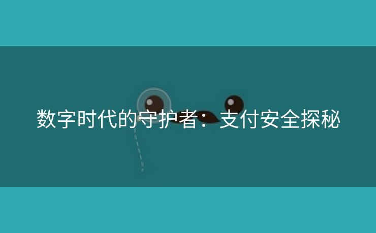 数字时代的守护者：支付安全探秘