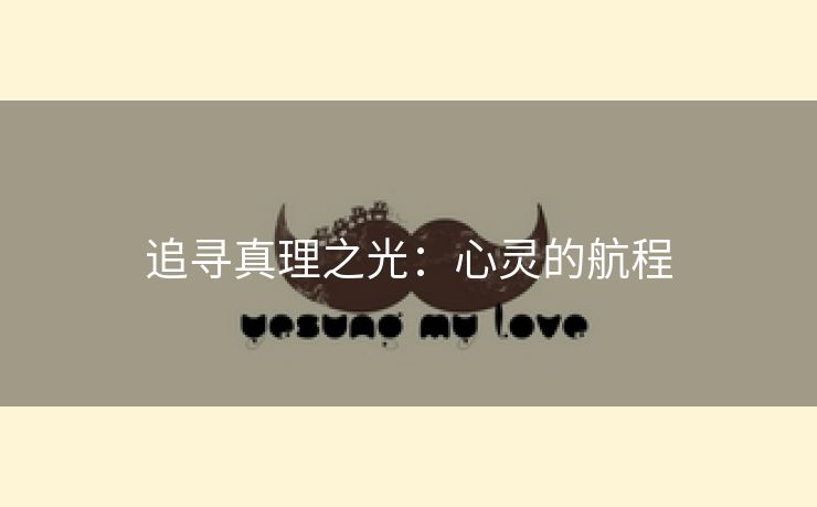 追寻真理之光：心灵的航程