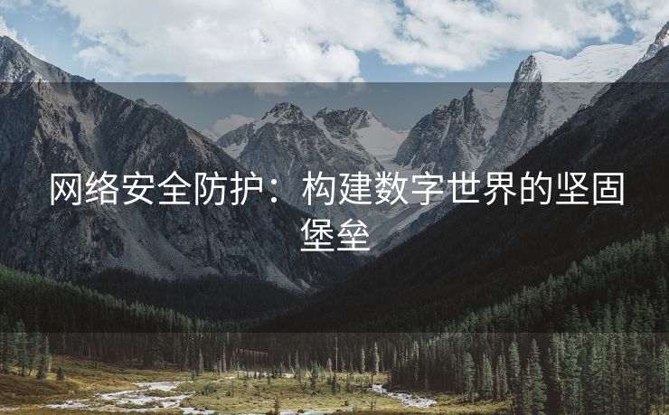 网络安全防护：构建数字世界的坚固堡垒
