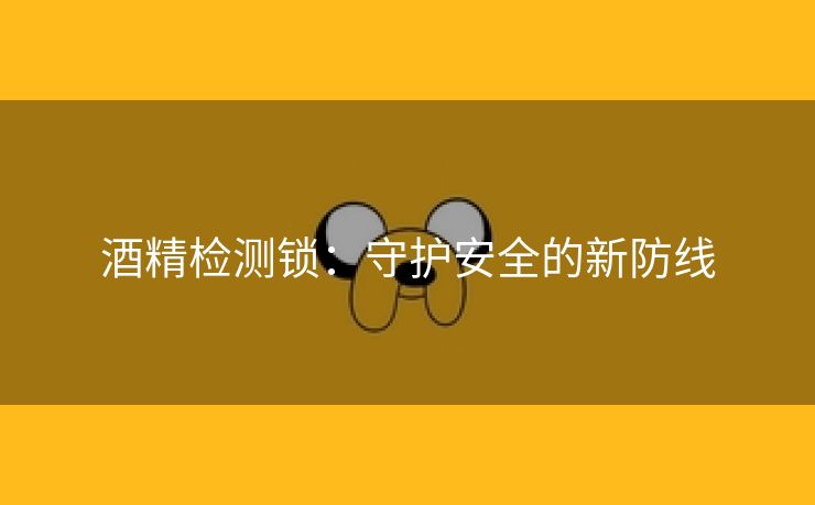 酒精检测锁：守护安全的新防线