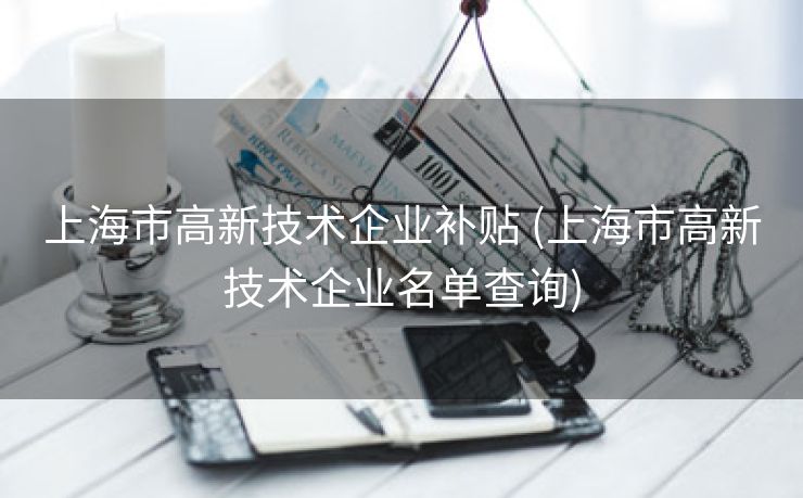 上海市高新技术企业补贴 (上海市高新技术企业名单查询)