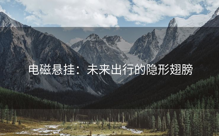 电磁悬挂：未来出行的隐形翅膀