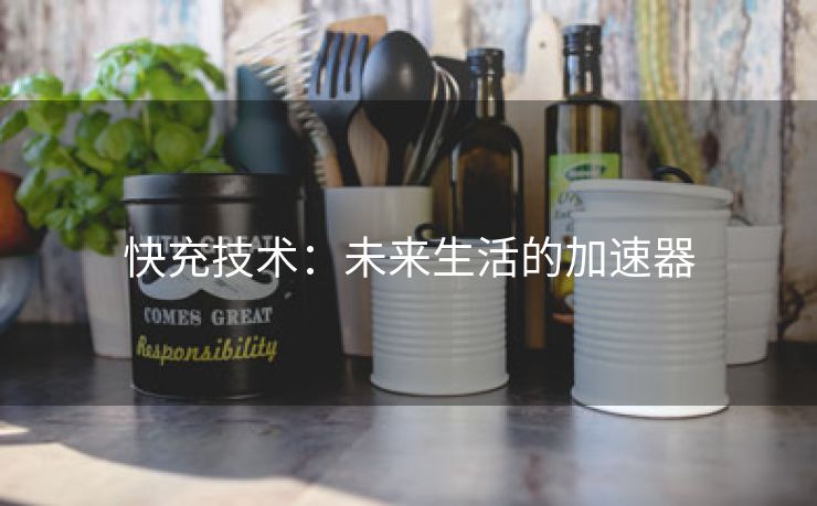 快充技术：未来生活的加速器