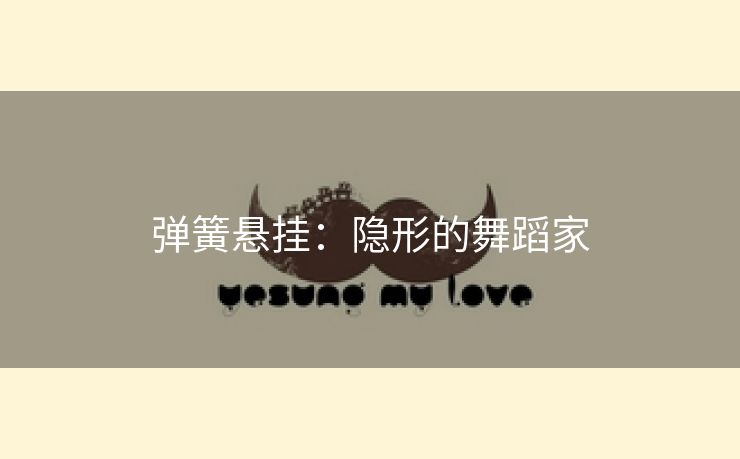 弹簧悬挂：隐形的舞蹈家