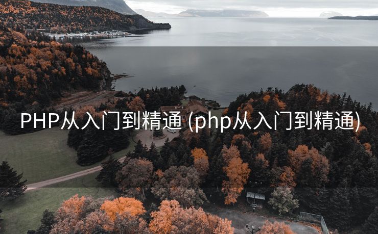PHP从入门到精通 (php从入门到精通)